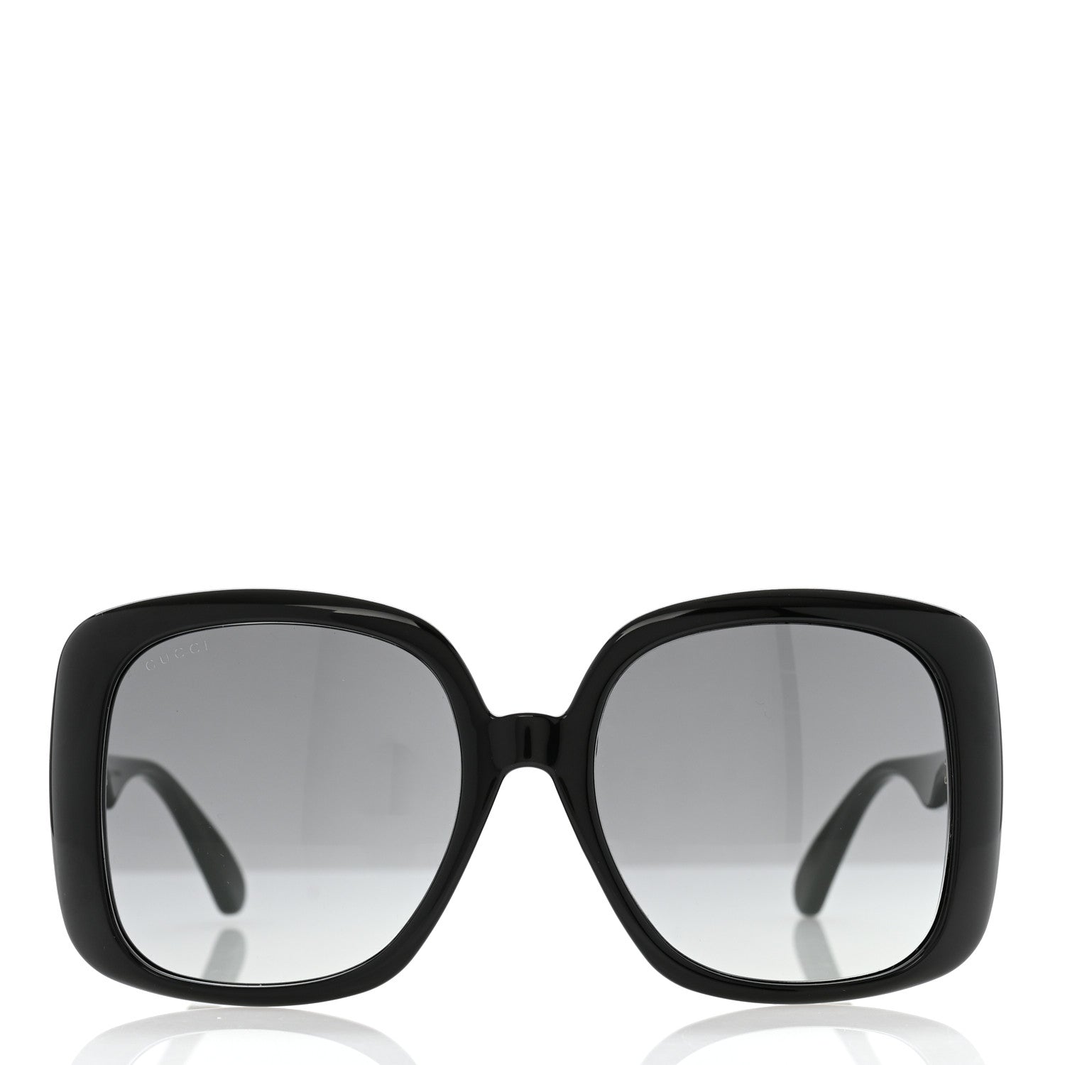 Gucci Acetate Oversized Square GG Web Sunglasses GG0714SA Black 2 of 7