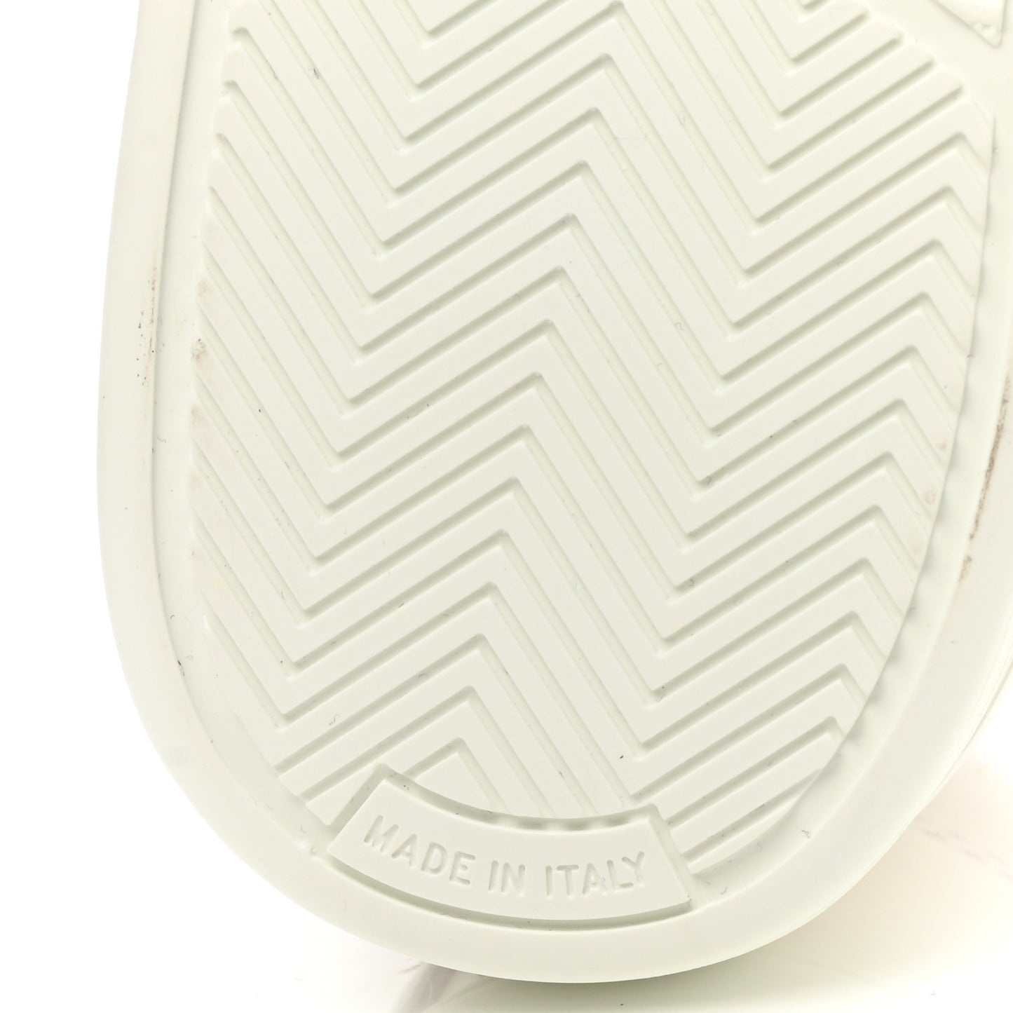 Calfskin Womens Logo Sneakers 37.5 White Pink