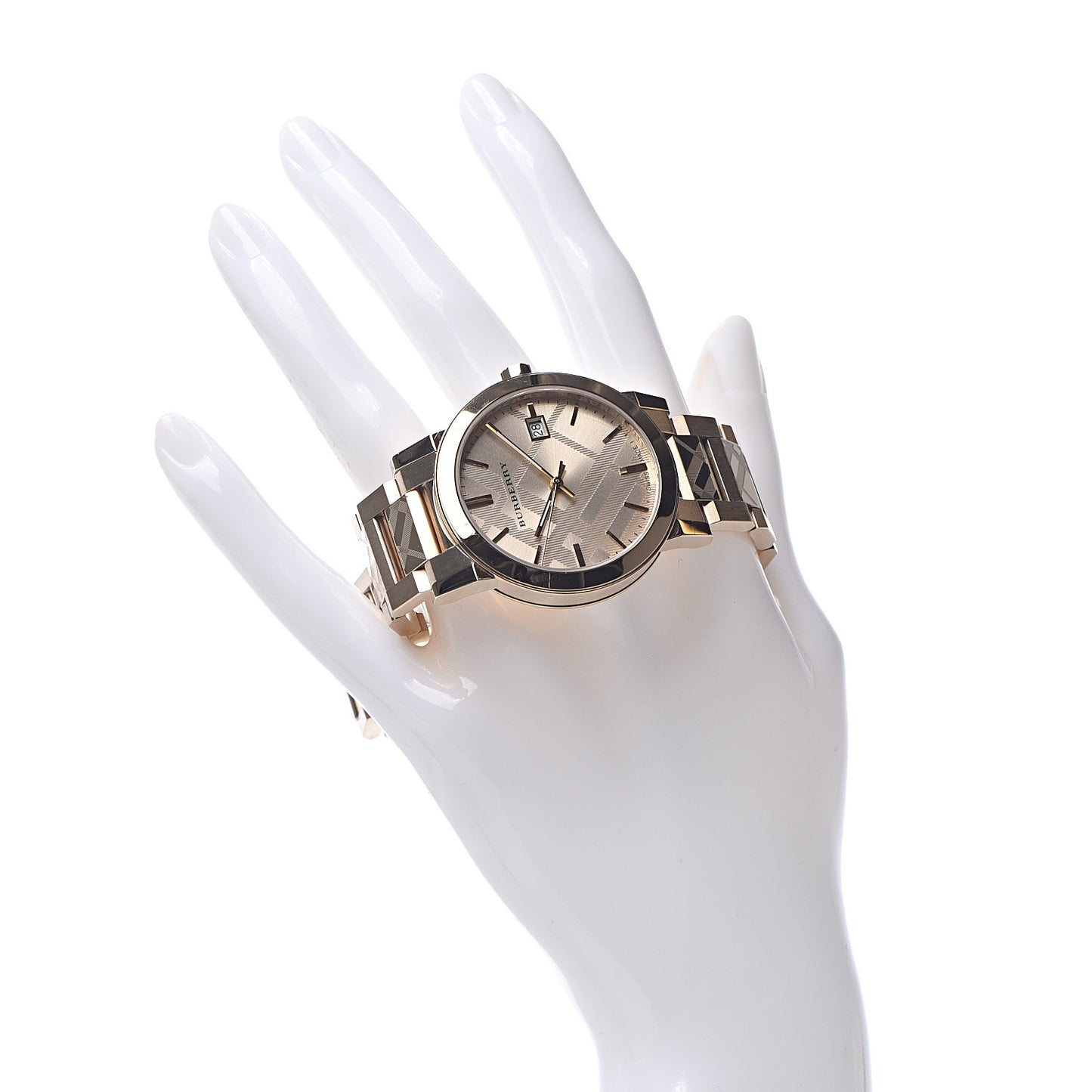 Stainless Steel 38mm The City Quartz Watch Champagne BU9038