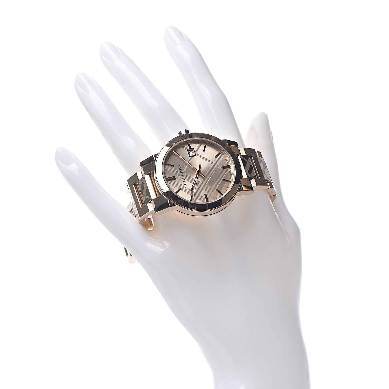 Burberry Stainless Steel 38mm The City Quartz Watch Champagne BU9038 2 of 9