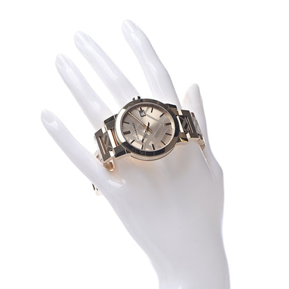 Burberry Stainless Steel 38mm The City Quartz Watch Champagne BU9038 2 of 9