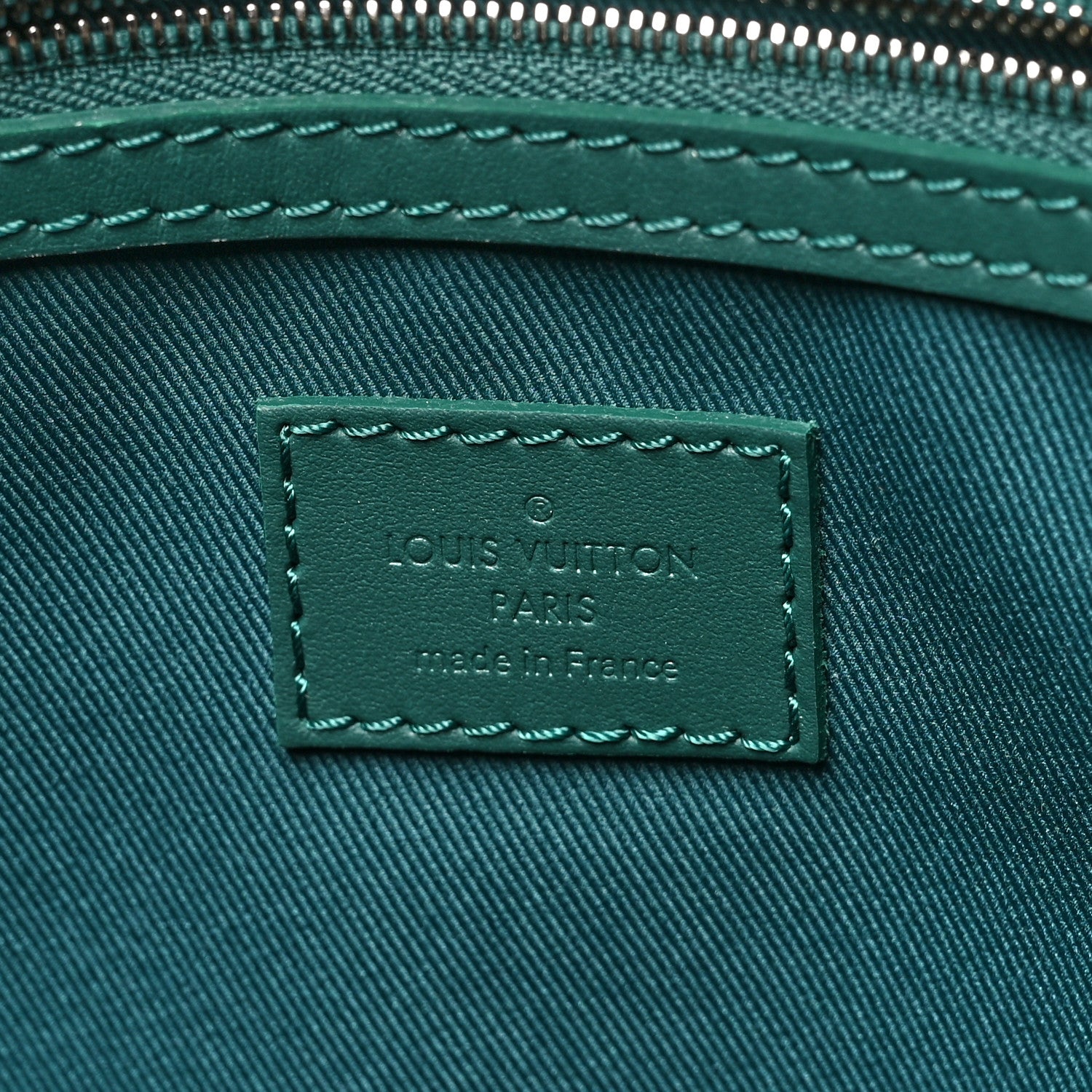 Louis Vuitton Monogram Heritage Keepall Bandouliere 50 Green 5 of 10