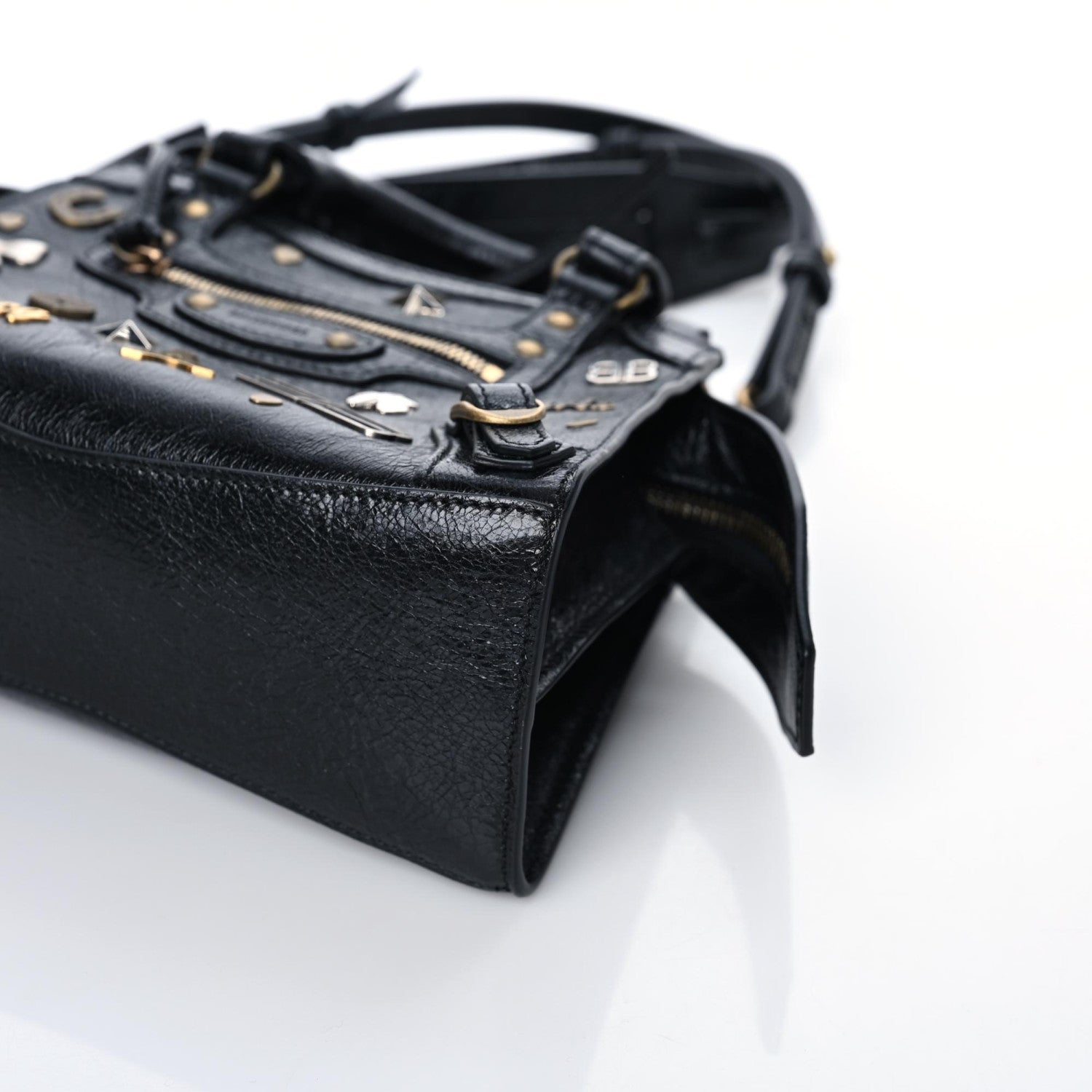 Balenciaga Agneau Neo Classic Hardware Pins Mini City Black 6 of 7