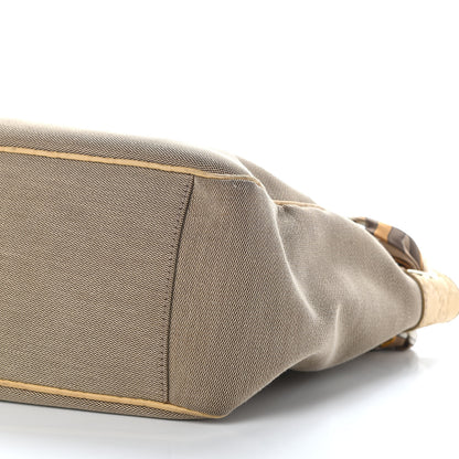 Gucci Canvas Guccissima Medium Positano Tote Beige 6 of 9