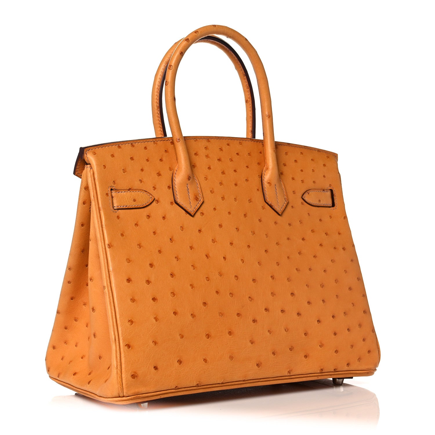 Hermes Ostrich Birkin 30 Abricot 3 of 35