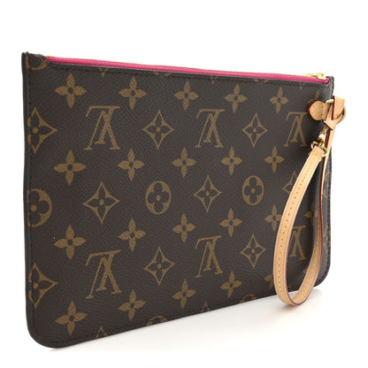 Louis Vuitton Monogram Neverfull MM GM Pochette Pivoine 3 of 8