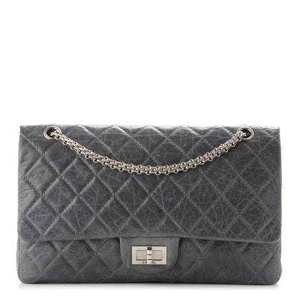 Chanel Aged Calfskin Quilted 50th Anniversary 2.55 Reissue 227 Flap Grey 1 of 7