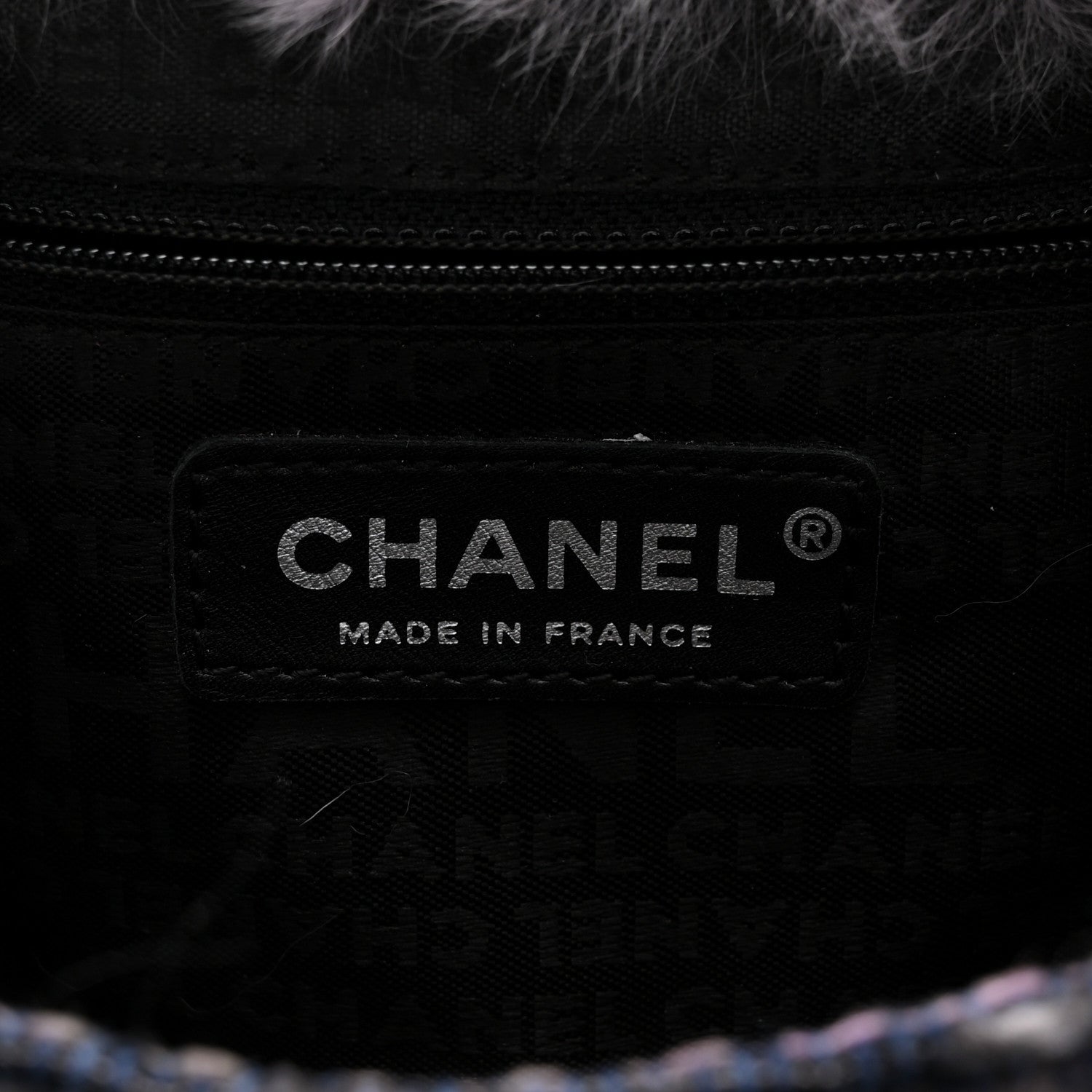 Chanel Rabbit Fur Tweed Small Fantasy Flap Lilac 6 of 10