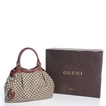Gucci Diamante Medium Sukey Tote Brown 5 of 8