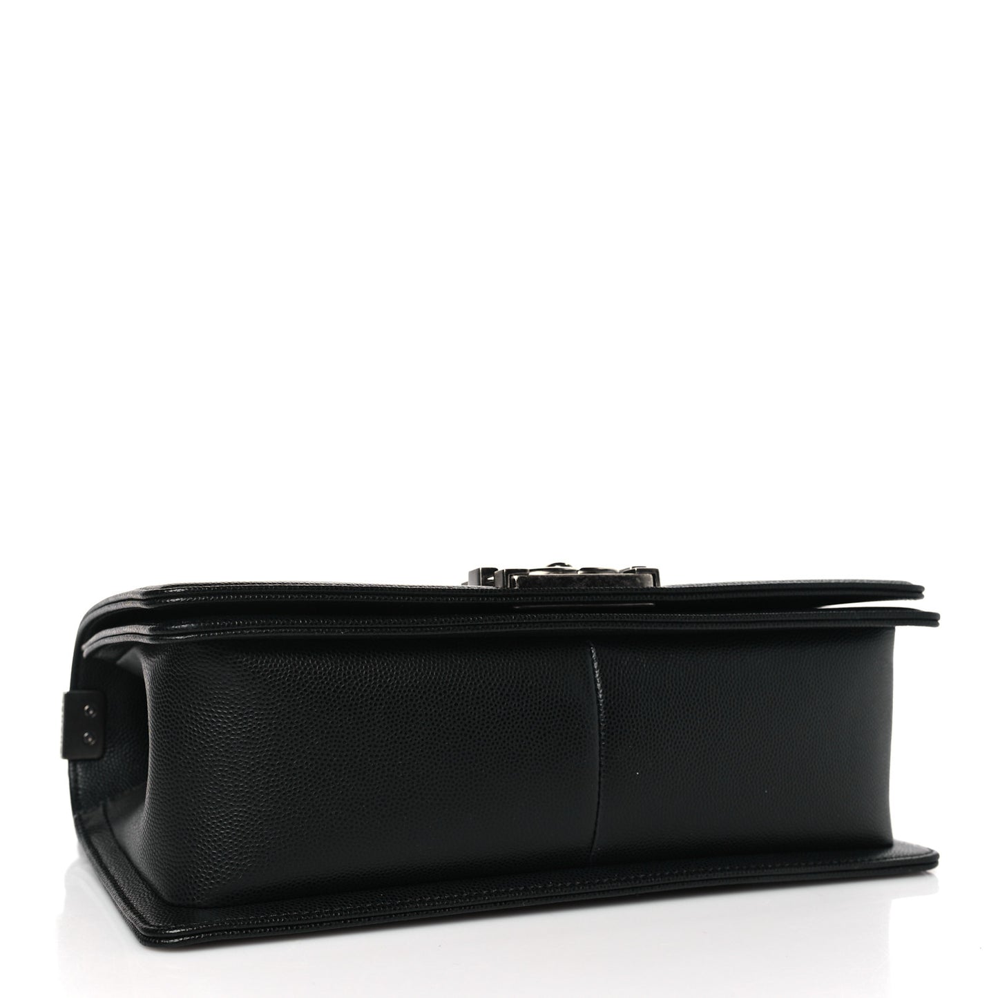 Caviar Quilted Medium Boy Flap Black