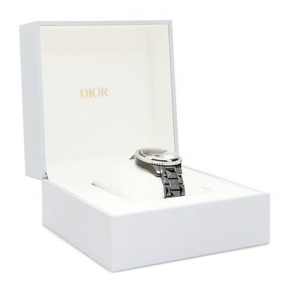 Christian Dior Stainless Steel Ceramic Diamond Bezel Mother of Pearl 36mm Dior VIII Grand Bal Drape Automatic Watch 5 of 5
