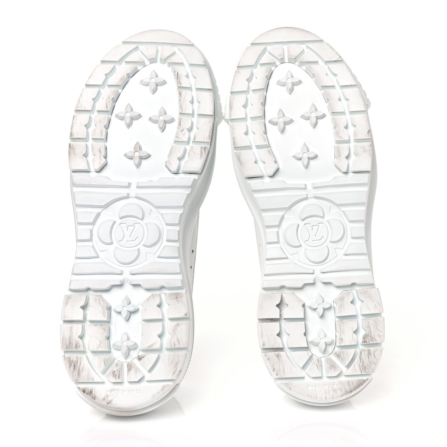 Louis Vuitton Canvas LV Squad Sneakers 37.5 White 6 of 11