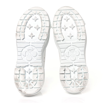 Louis Vuitton Canvas LV Squad Sneakers 37.5 White 6 of 11