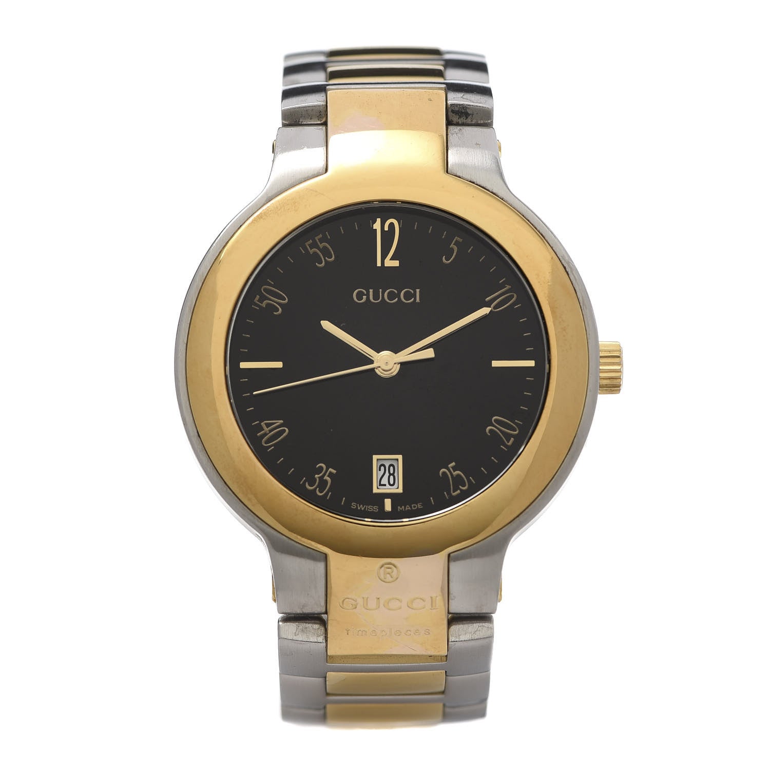 Gucci Stainless Steel 35mm 8900M Quartz Watch Black 1 of 7