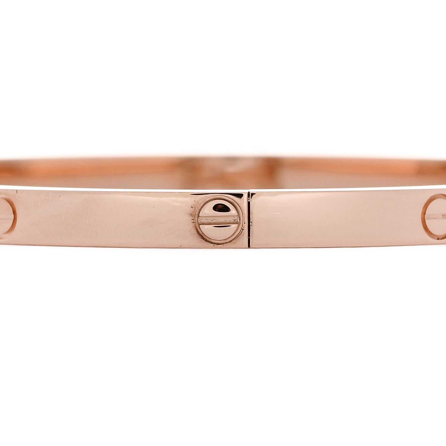 Cartier 18K Pink Gold Small LOVE Bracelet 17 4 of 8