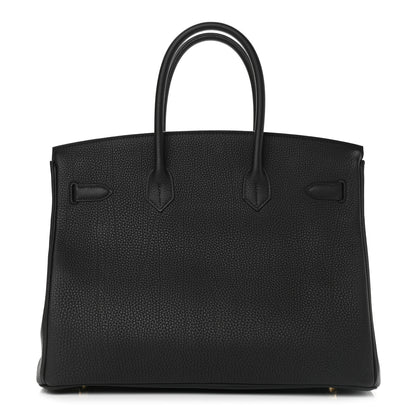 Hermes Togo Birkin 35 Black 5 of 33