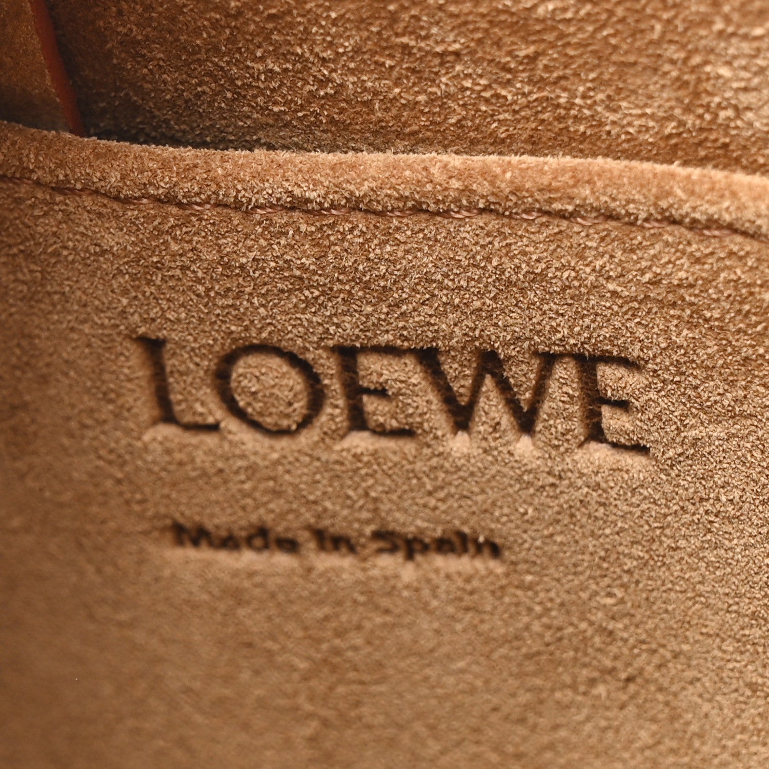 Loewe Calfskin Mini Gate Tote Mustard Yellow 6 of 15