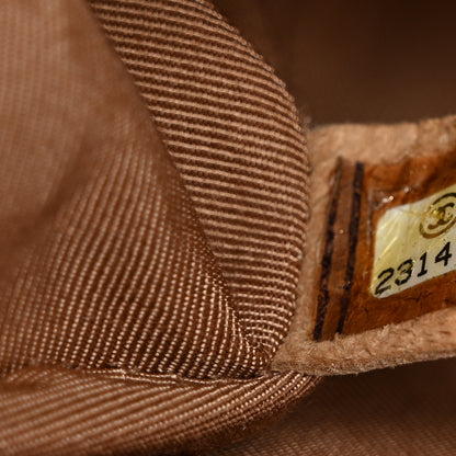 Chanel Caviar Quilted Medium Boy Flap Light Brown 7 of 11