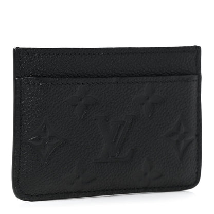 Louis Vuitton Empreinte Card Holder Black 3 of 8