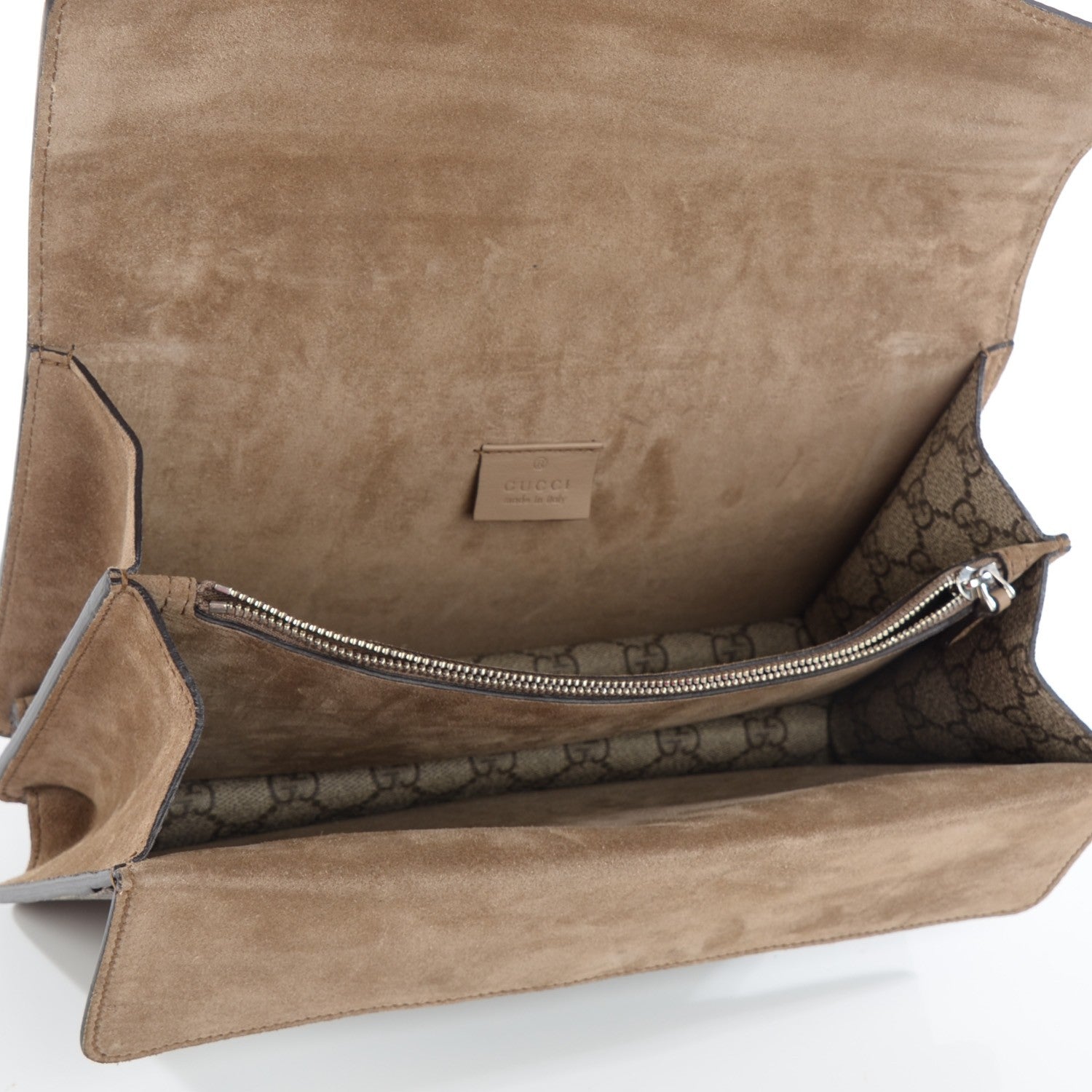 Gucci GG Supreme Monogram Small Dionysus Shoulder Bag Taupe 5 of 7