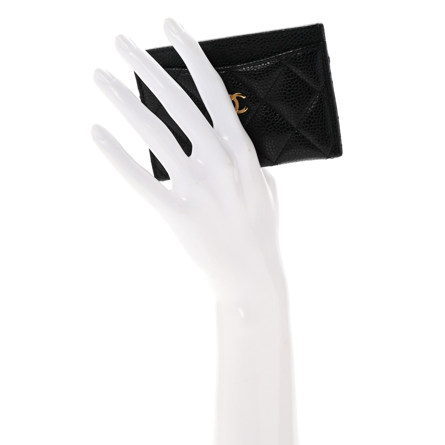 Chanel Caviar Quilted Card Holder Black 2 of 10
