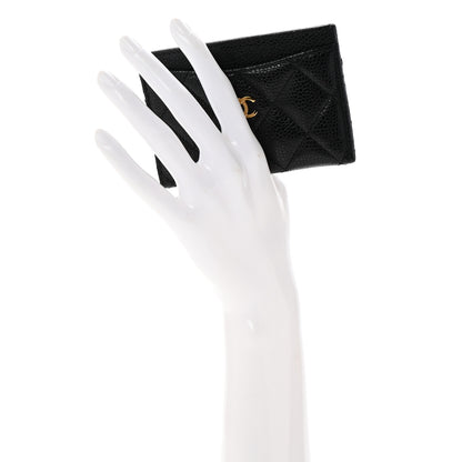 Chanel Caviar Quilted Card Holder Black 2 of 10