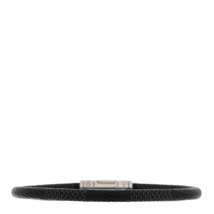 Louis Vuitton Damier Graphite Keep It Bracelet 3 of 4