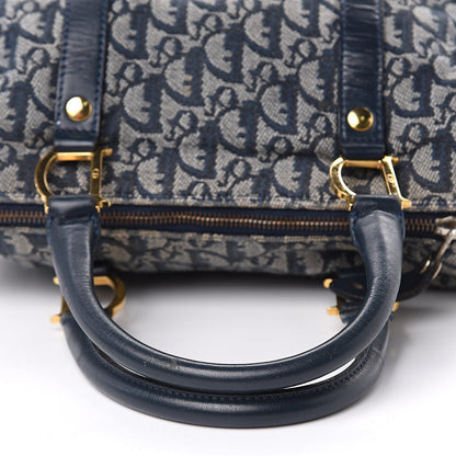 Christian Dior Monogram Boston Navy Blue 14 of 15