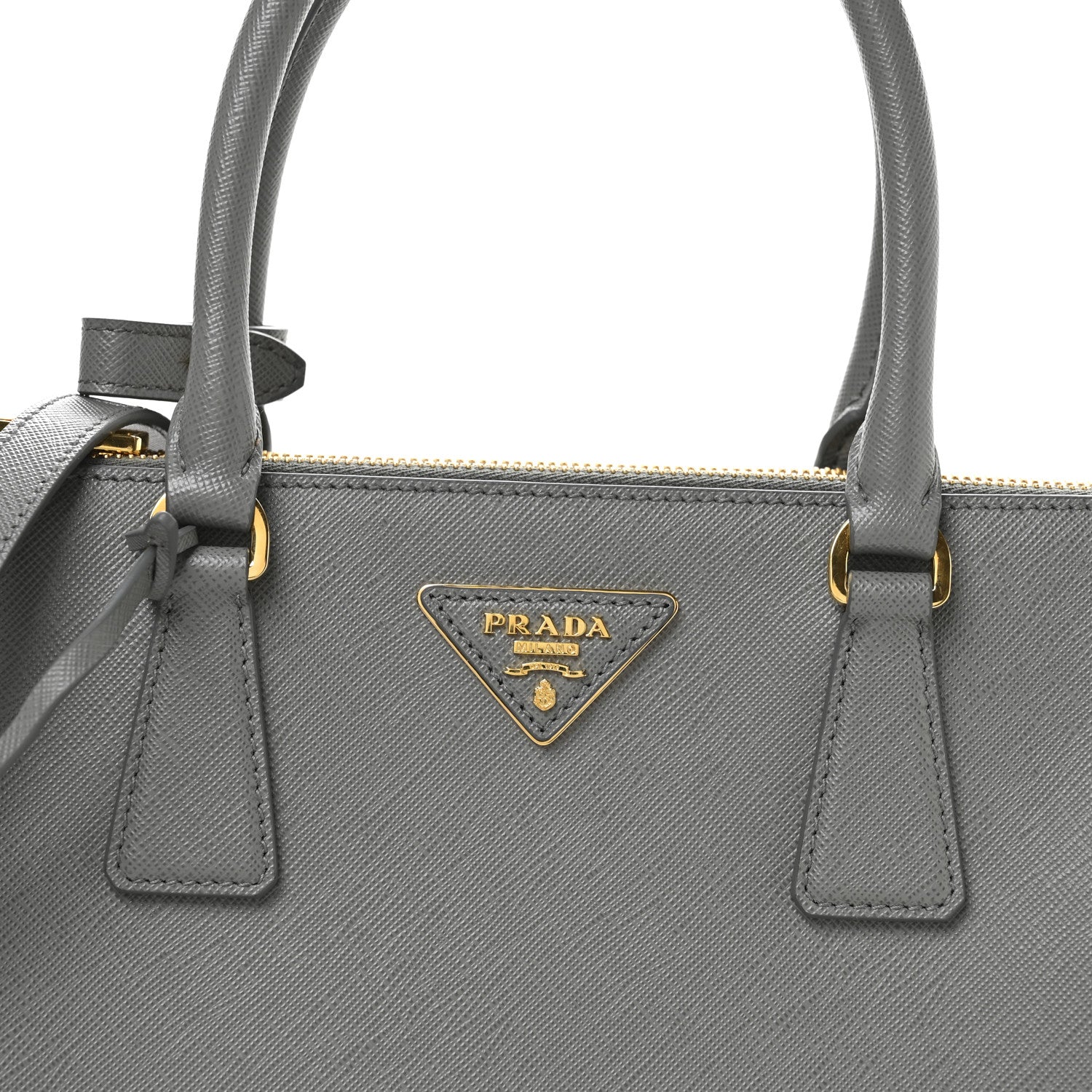 Prada Saffiano Medium Galleria Double Zip Tote Marmo 8 of 10
