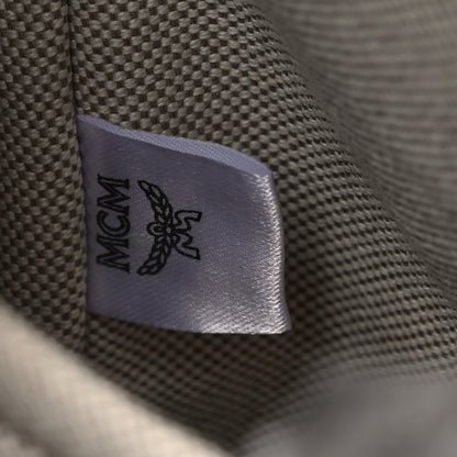 MCM Vintage Jacquard Monogram Backpack Grey 6 of 12