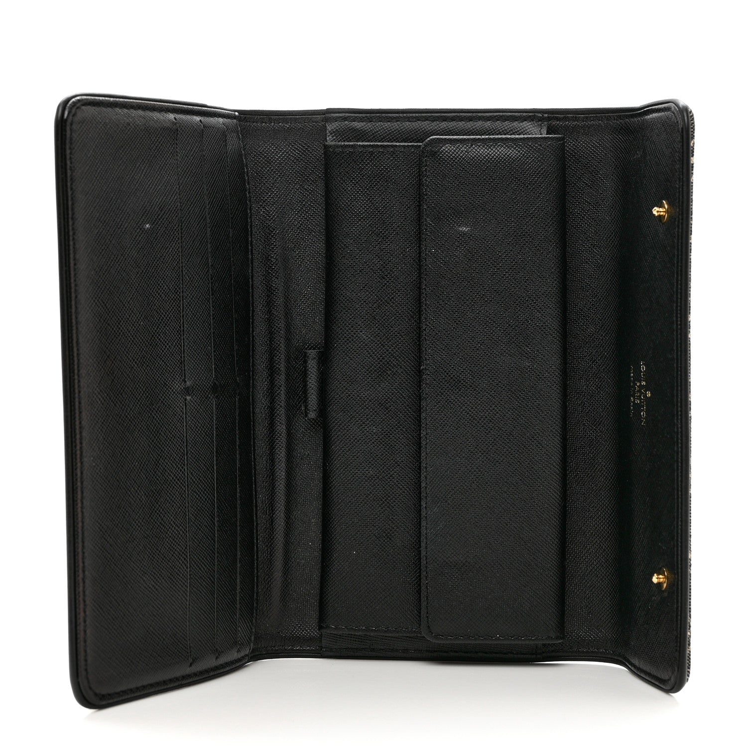 Louis Vuitton Mini Monogram Porte Tresor International Wallet Black 5 of 8