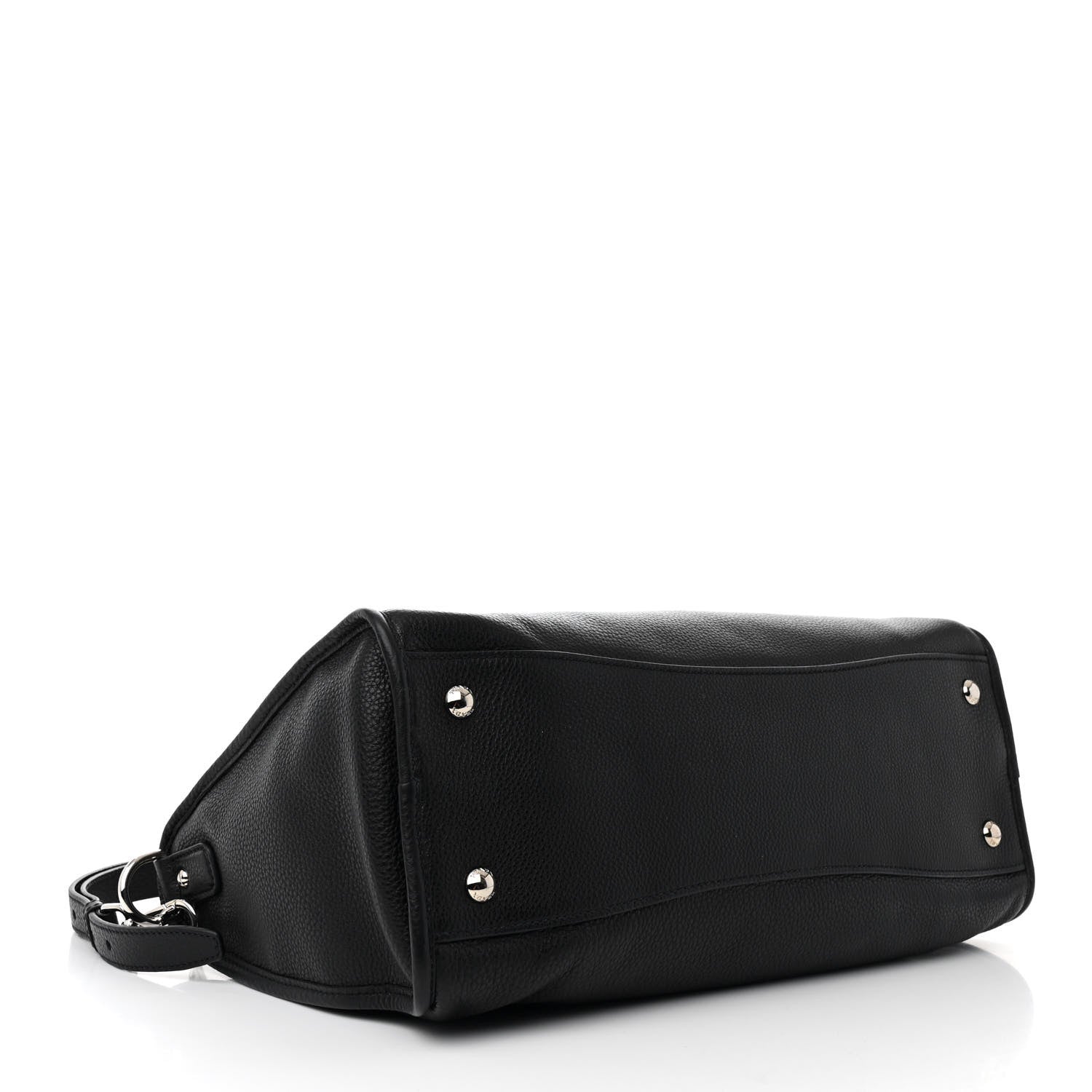 Prada Vitello Phenix Shopping Satchel Black 4 of 10
