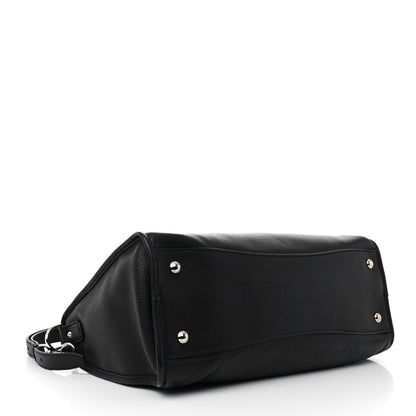 Prada Vitello Phenix Shopping Satchel Black 4 of 10