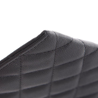 Chanel Caviar Quilted Classic Zip Pouch Black 8 of 9