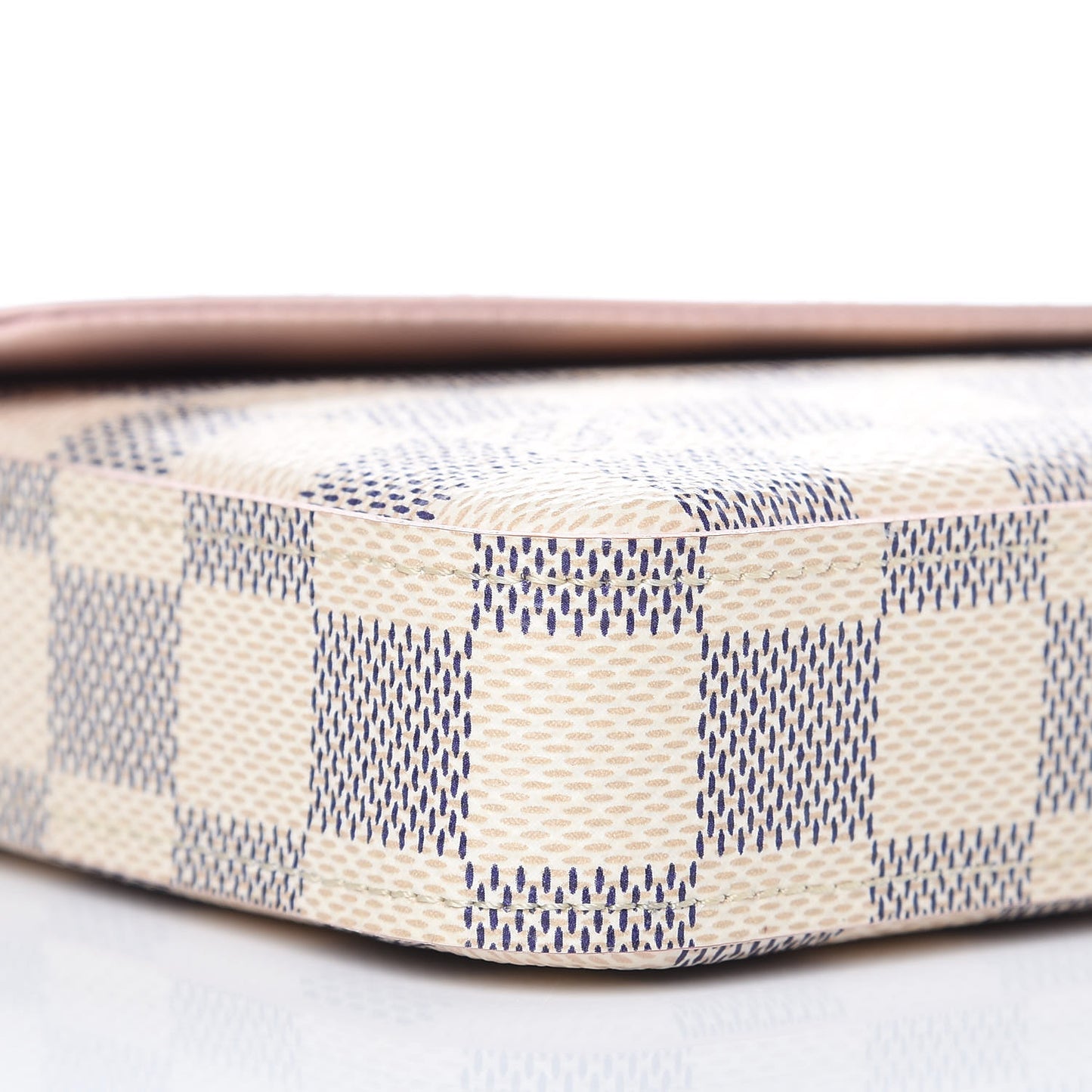 Damier Azur Calfskin Pochette Felicie Eau de Rose