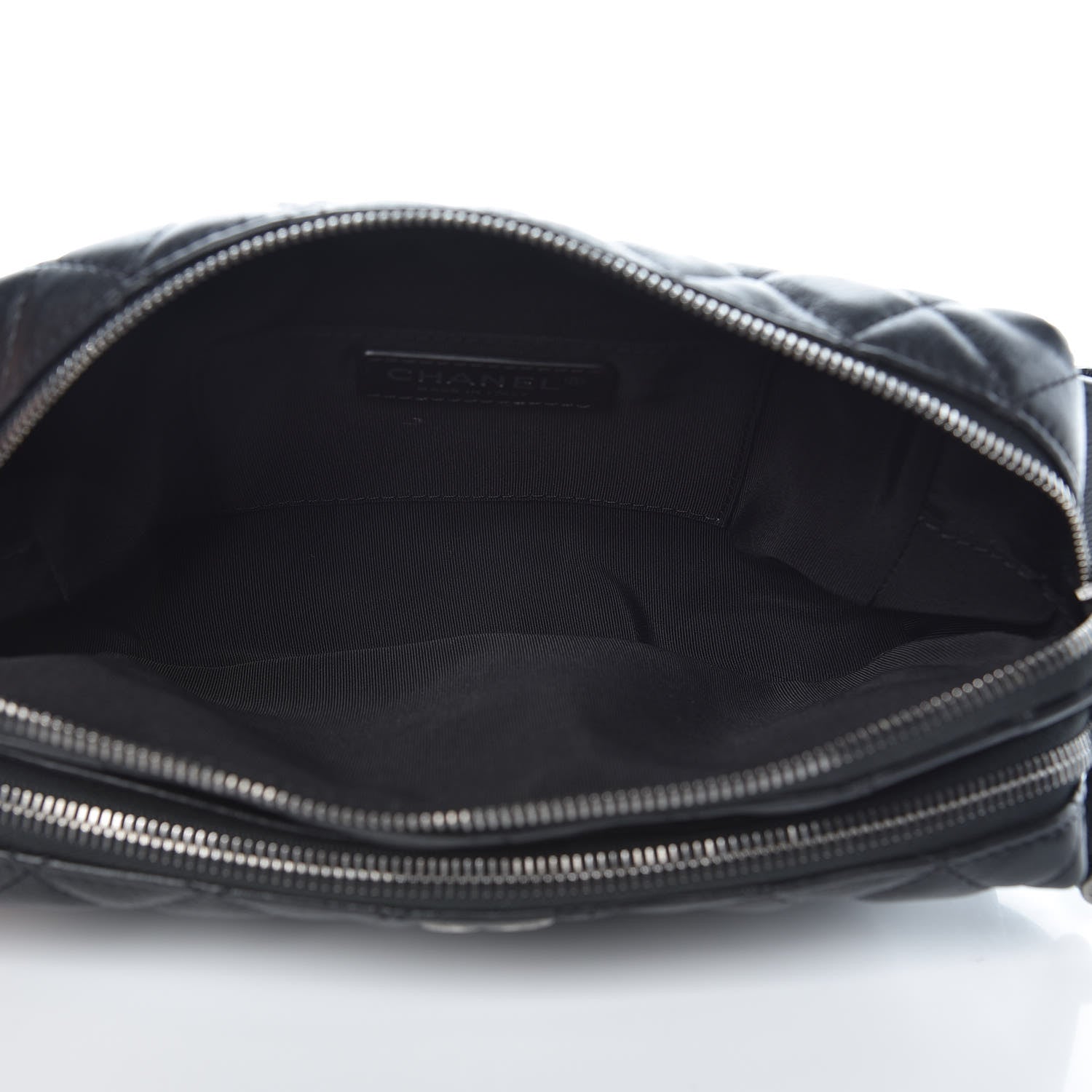 Chanel Calfskin Quilted Waist Bag Black 5 of 11
