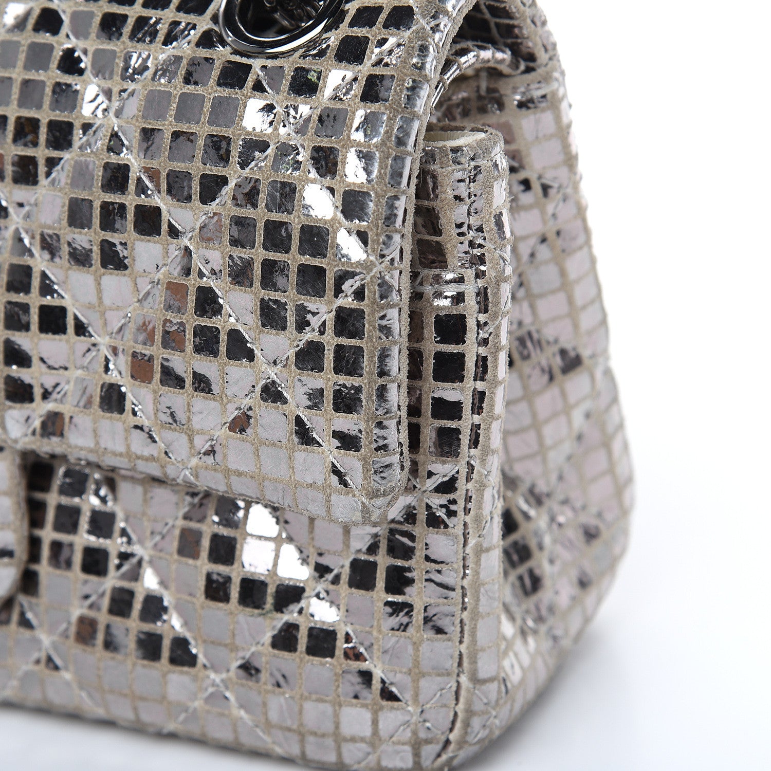Chanel Mirror 2.55 Reissue 224 Flap Silver 10 of 13