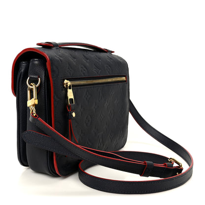 Louis Vuitton Empreinte Pochette Metis Marine Rouge 3 of 15