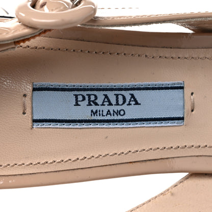 Prada Patent Slingback Pumps 36 Cipria 7 of 8