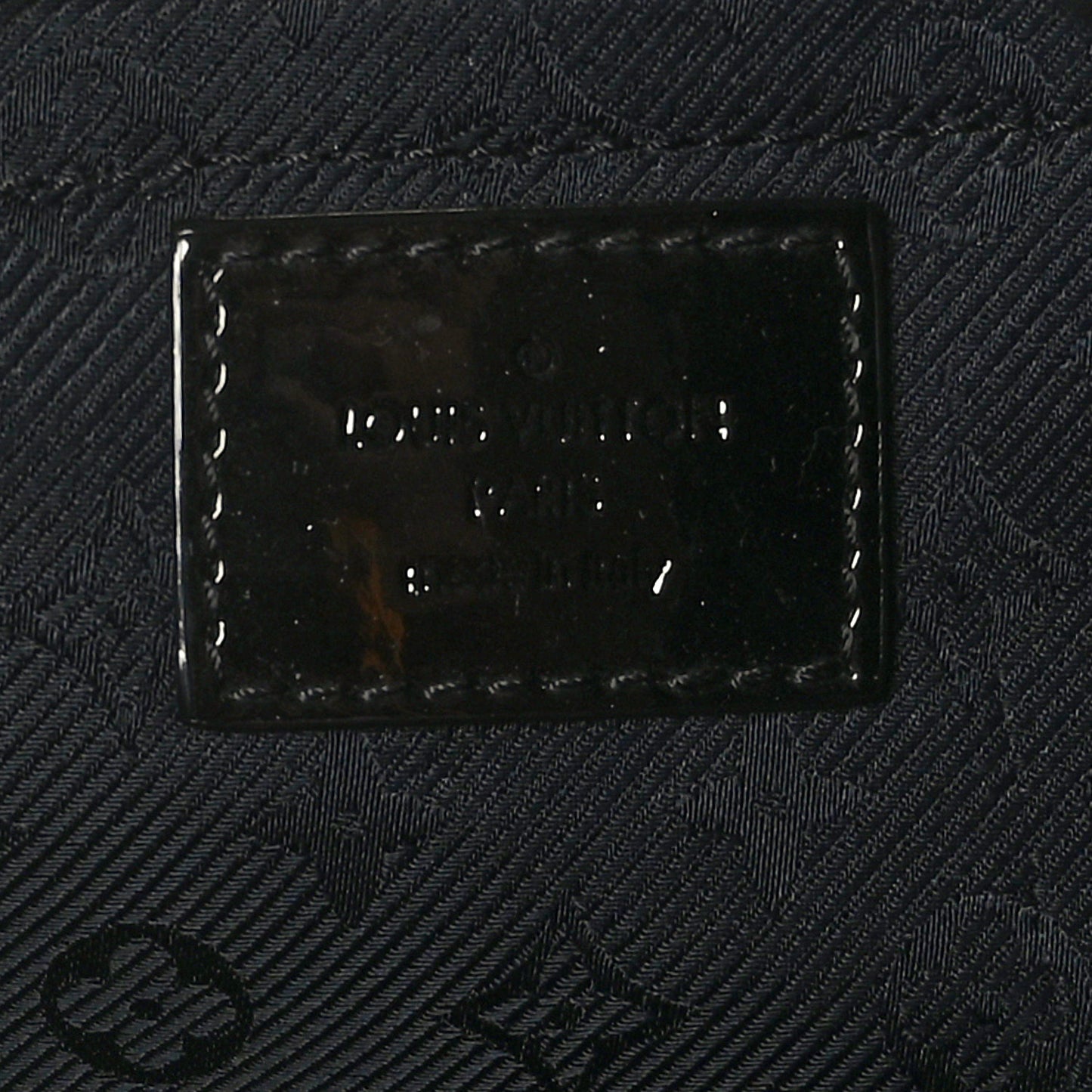 Jacquard Quilted Monogram Altair Clutch Black Black