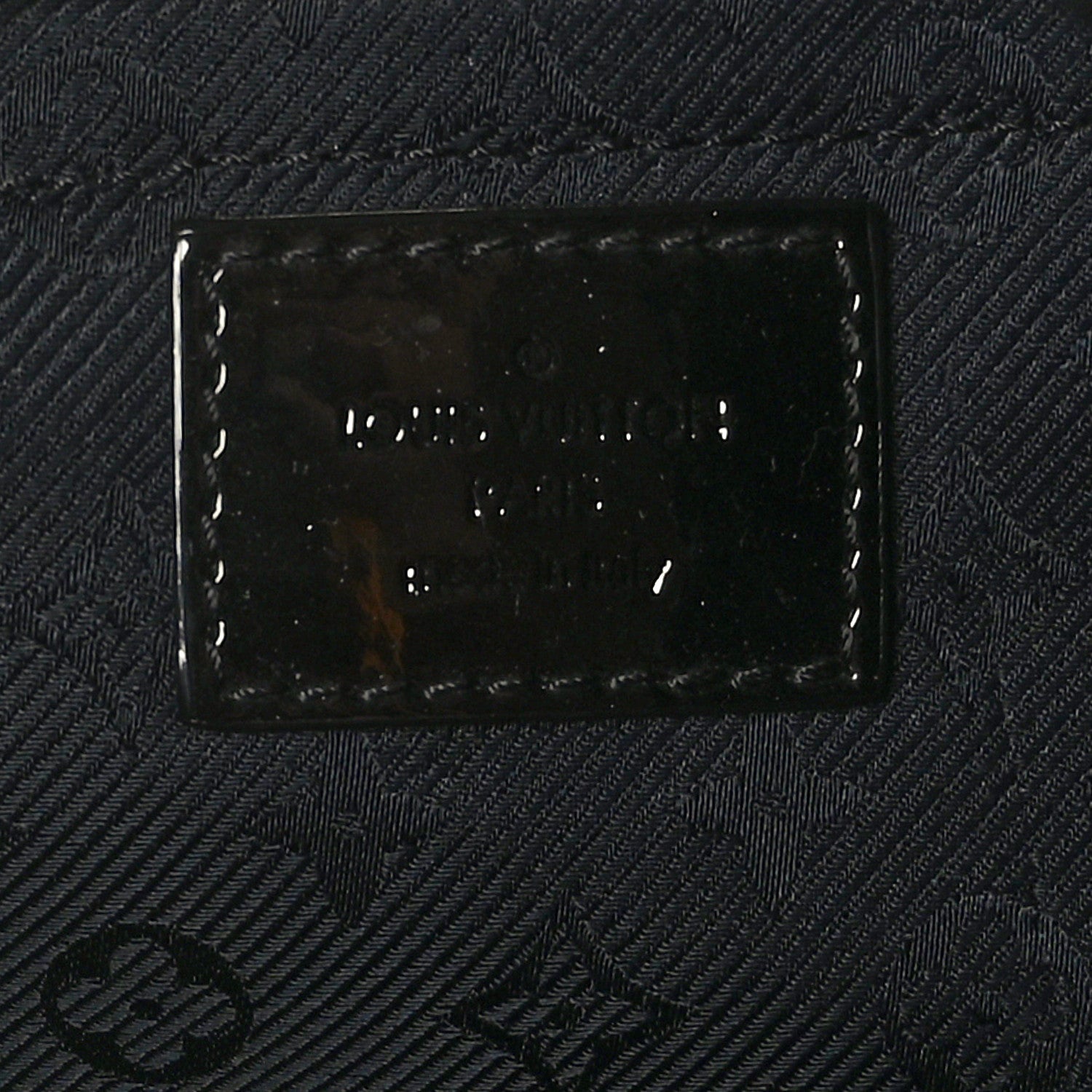 Louis Vuitton Jacquard Quilted Monogram Altair Clutch Black Black 6 of 8