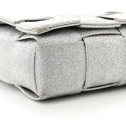 Bottega Veneta Webbing Maxi Intrecciato Cassette Bag Silver 7 of 15