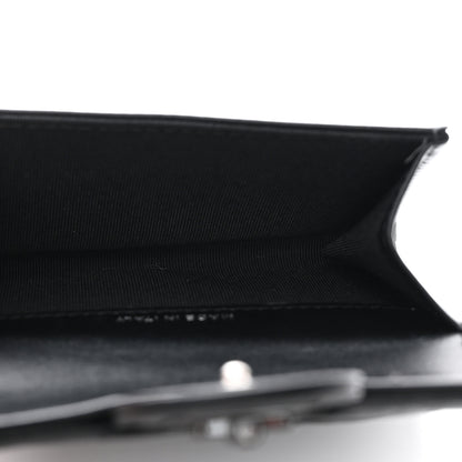 Chanel Aged Calfskin Chevron Quilted Reissue Card Holder Wallet So Black 5 of 8