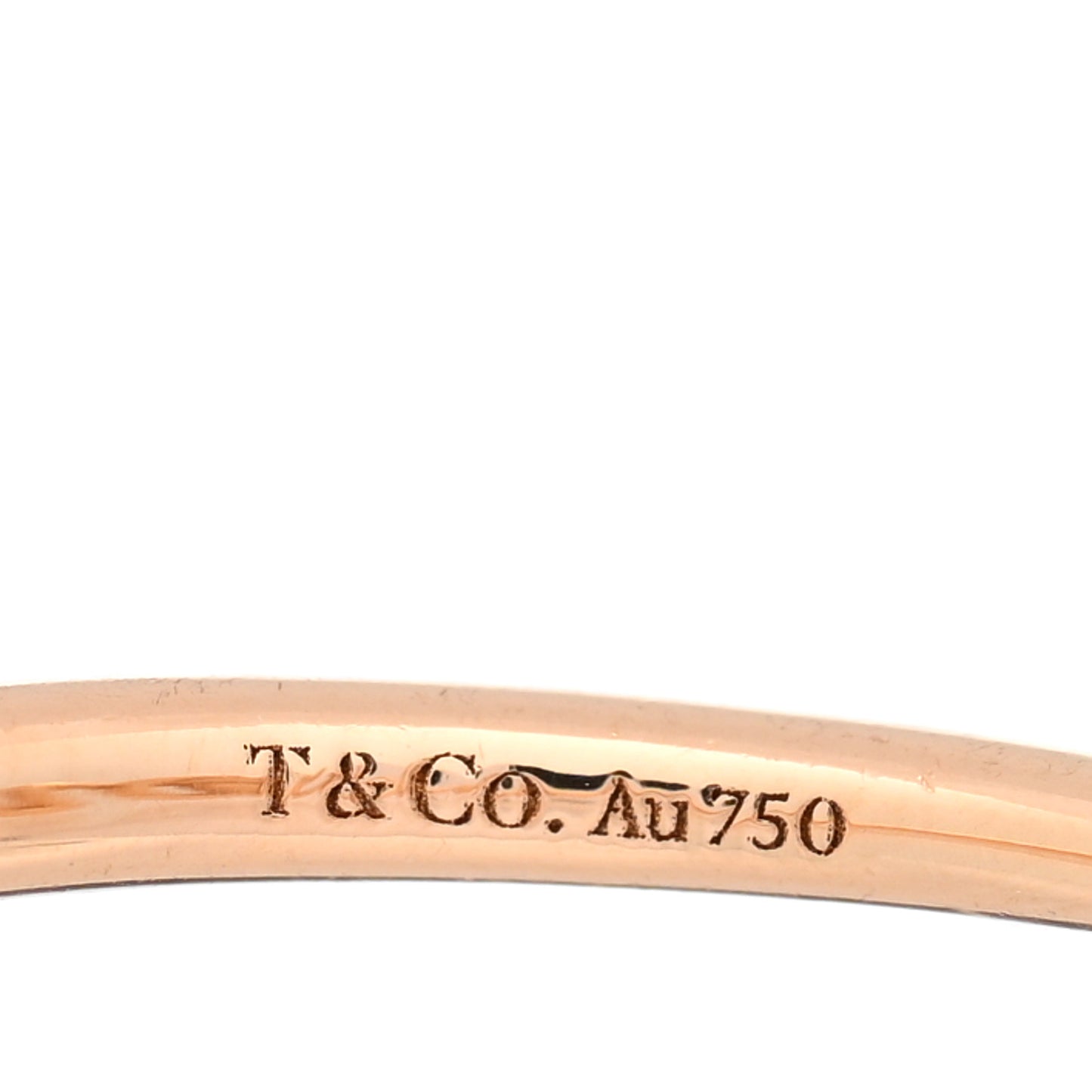 18K Rose Gold Mini Paloma's Graffiti Love Ring 49 5
