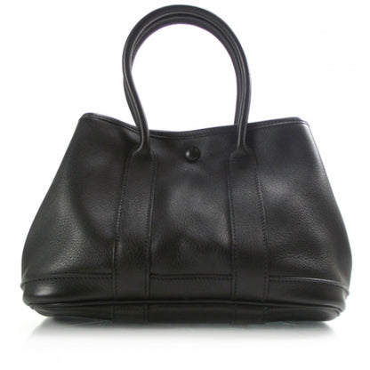 Hermes Negonda Leather Garden Party Twilly TTPM Black 1 of 11