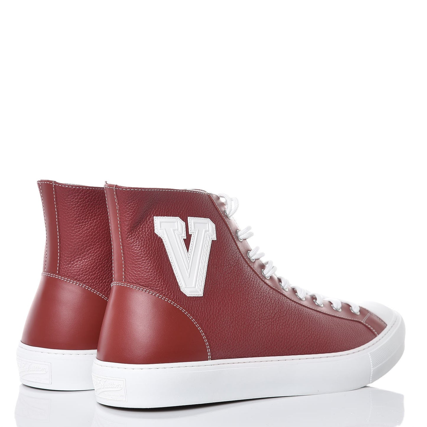 Calfskin Tattoo Sneakers Boot 10 Red