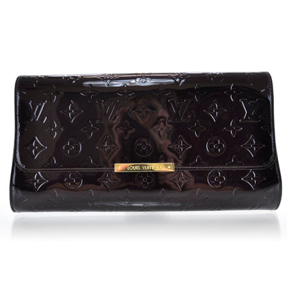 Louis Vuitton Vernis Robertson Clutch Amarante 1 of 7