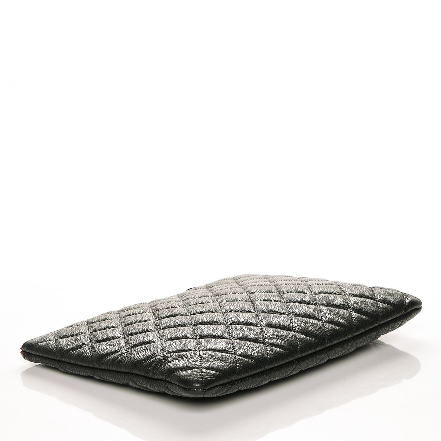 Caviar Quilted Medium Cosmetic Case Black