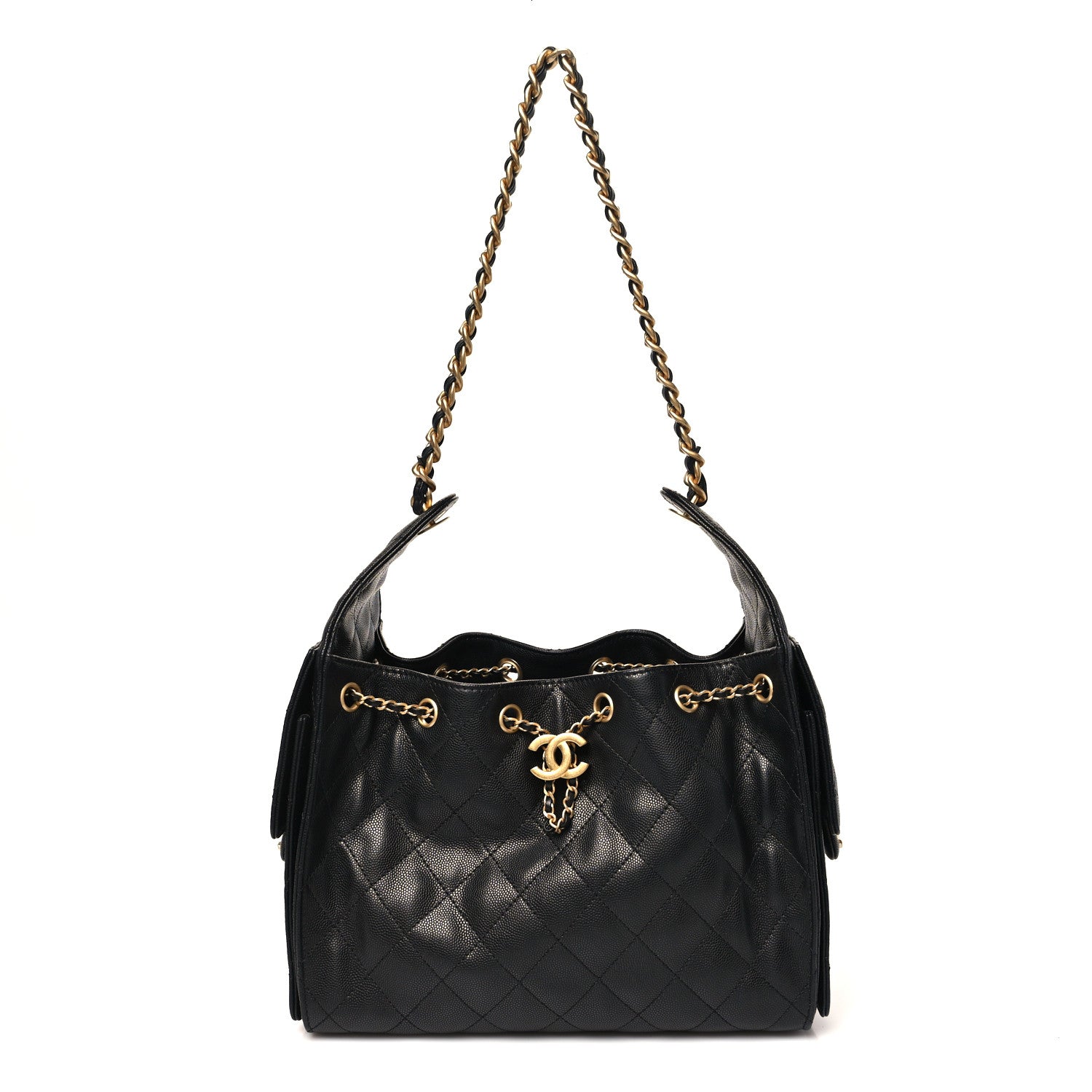 Chanel Caviar Quilted Small Chanel 25 Handbag Black 1 of 11