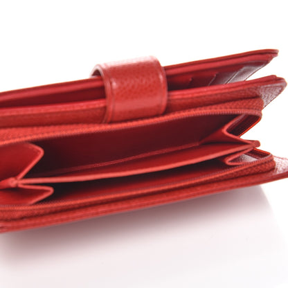 Chanel Caviar Timeless CC L-Zip Pocket Wallet Red 6 of 10